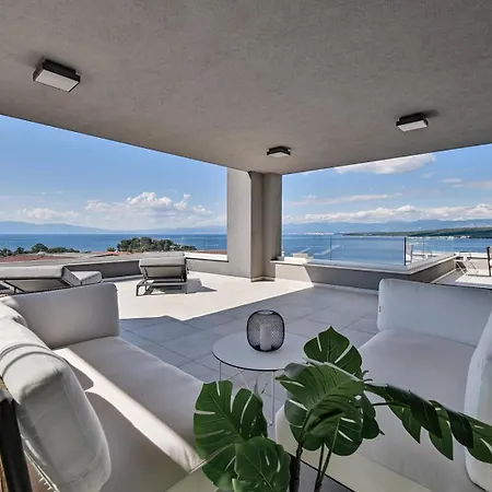 Luxury Penthouse Mia With Panoramic Sea View * Malinska
